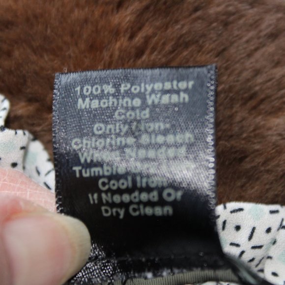 Ann Taylor Factory Women's White With Navy Pattern Tie Neck Long Sleeve Blouse ~ - Picture 7 of 8